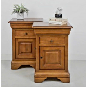 EU 01 - Tủ Đầu Giường : Tủ 01 Ngăn Kéo + 01 Hộc Mở